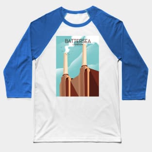 Battersea Power station London Baseball T-Shirt